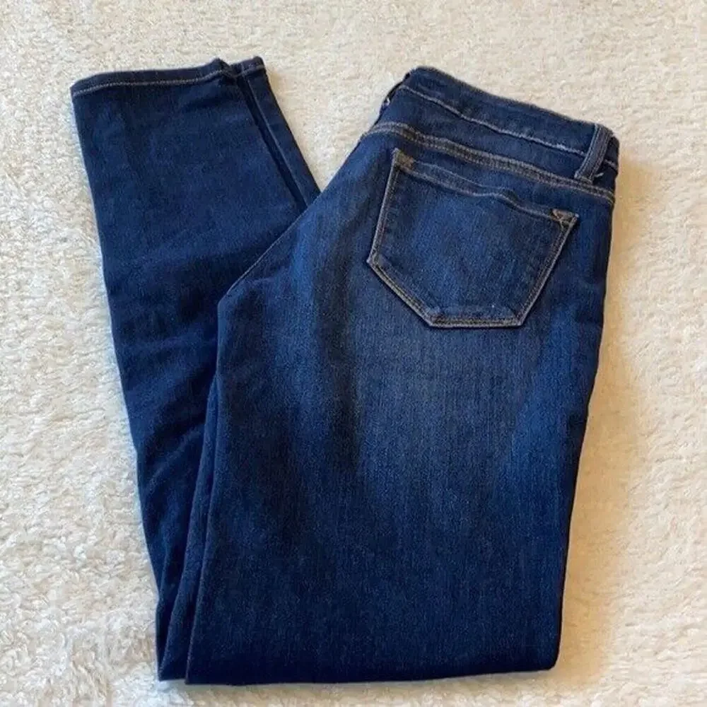 Kancan Jeans Womens 26 Blue Midrise Dark Wash‎ Skinny Stretch Casual
